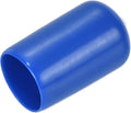 uxcell 20pcs Rubber End Caps 12mm(1/2 inch) ID Vinyl Round Tube Bolt Cap Cover Screw Thread Protectors Blue by uxcell