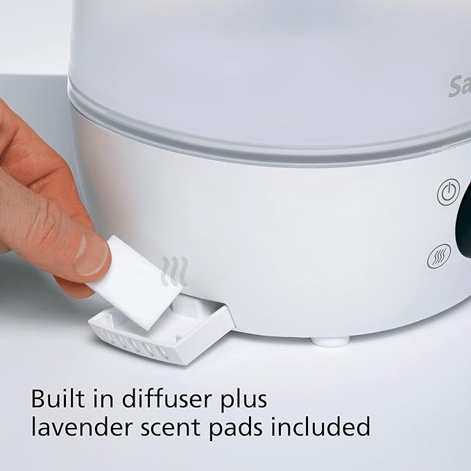 Safety 1st Humid Control Filter Free Humidifier, Detects temperature and humidity levels, White - Image 5
