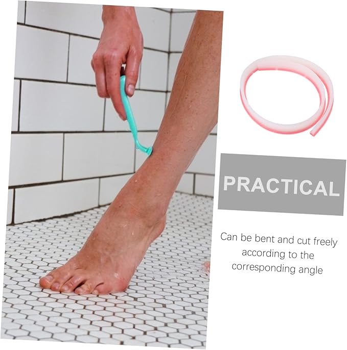LIFKOME 1pc Bendable Bathroom Strip for Dry Wet Separation Easy to Install Water Barrier for Shower Sink and Toilet Water Baffle for Clean Spaces - Image 4