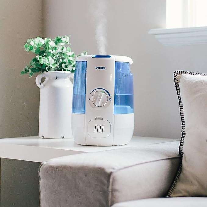 Vicks VUL600C CoolRelief Filter Free Cool Mist Humidifier, White - Image 7