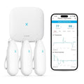 X-Sense Indoor WiFi Thermometer Hygrometer, Room Thermometer with App Control, Temperature Sensor for House, Room, Wine Cellar, Basements, Data Storage Export at No Charge, 3 Sensors & 1 Base Station by X-Sense