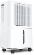 2,500 Sq.Ft Dehumidifier for Basement with Drain Hose, MAX 34 Pint Dehumidifiers for Home with 3 Modes, Smart Humidity Control & Display, 24HR Timer, Auto Defrost for Large Room, Bathroom,Bedroom by WATTSMART