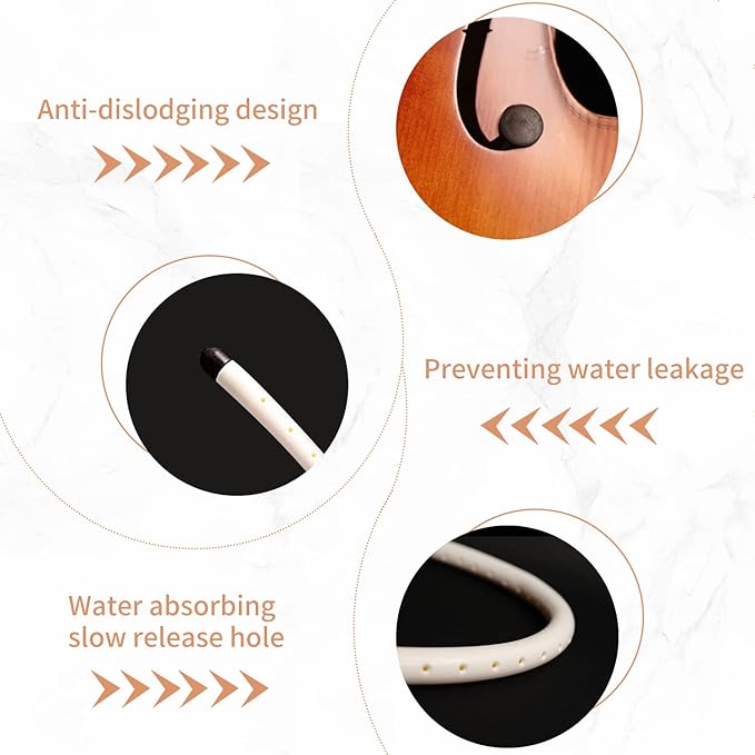 Cello Sound Hole Humidifier,F-Hole Humidifier Anti-Crack Panel Protective Moistening and Moisturizing Tool,Anti-Crack Tube Maintenance - Image 6