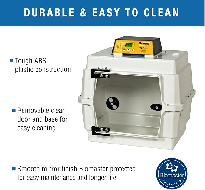 Brinsea TLC-40 Eco Series II Bird Brooder, Pet Recovery Incubator with Air Filtration & Digital Temperature Display for Birds, Puppies, Kittens, and Other Orphaned & Injured Small Animals - Image 6