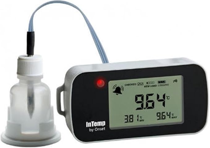 CX402-VFC205 VFC Vaccine Monitoring Bluetooth Temperature Data Logger w/ 5 ml Glycol Bottle and 2 Meter Sensor Length by Unknown