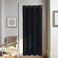 NICETOWN Black Blackout Curtain 80 inch Length - Grommet Thermal Insulated Window Treatments Light & Sound Blocking Drapes for Living Room/Doorway, W46 x L80, 1 Panel by NICETOWN