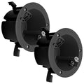 4" Old Work Round Black Box,18 Cubic Inch Round Outlet Box, ETL Listed, Can Work with Outlets, Thermostats are Used in Combination(2 Pack) by YQMIGU