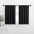 NICETOWN Halloween Kitchen Window Curtains Over Sink, Energy Smart Decoration Thermal Insulating Blackout Drapes/Draperies for RV Bunk (2 Panels, 42 inches Wide by 30 inches Long) by NICETOWN