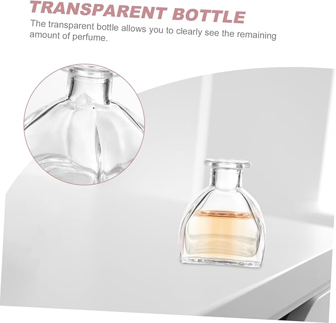 Veemoon Essential Oil Diffuser Bottles Set of 3 Fragrance Release Glass Jars for Home Office Party Wedding Spa Bathroom - Image 4