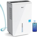 Dehumidifier for Basement,Energy Star Certified for 4500 Sq.Ft Large Room, MAX to 70 Pints/day, included 16.4 Feet Drain Hose and Pump,White by DuraComfort
