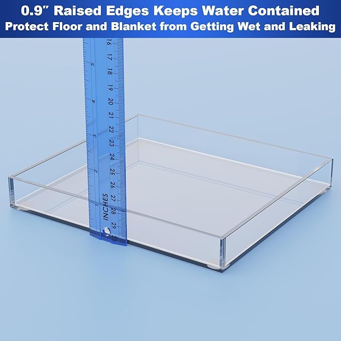 Acrylic Humidifiers Tray for LEVOIT Classic 160 Top-Fill Humidifiers 2.5L Tank, Leak-Proof Tray for Humidifier, Moisture-Proof Tank Floor(Not Include Humidifier) (Clear, 2.5L) - Image 5