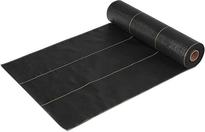 DeWitt Sunbelt Weed Barrier Fabric 3.2 oz, 3 x 300 Feet – Heavy-Duty Ground Cover Mat for Greenhouse Floors, Garden Rows, Raised Beds, Yard Gardening, and Outdoor Landscape Protection by Unknown