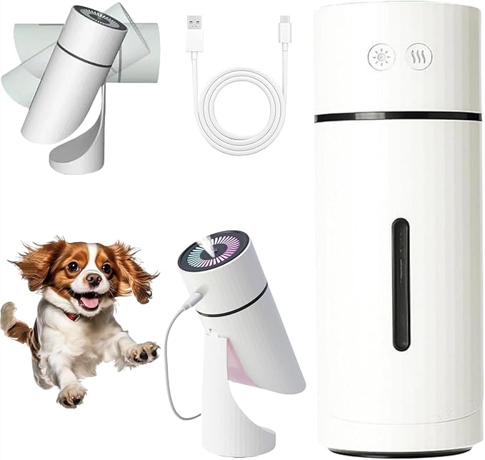 2.0 Dog Humidifier, Dog Humidifiers with Whisper-Quiet/90° Adjustable Mist, 2025 Upgraded 2.0 Humidifier for Collapsed Trachea Small Dogs, Creates a Safe,Moisturized Environment for Dogs by Unknown
