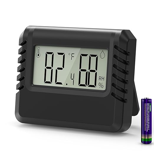 Indoor Thermometer Hygrometer for Home, Room Thermometer Humidity Meter with Accurate Temperature Humidity Sensor for Greenhouse Baby Room Office by KJMOPRO