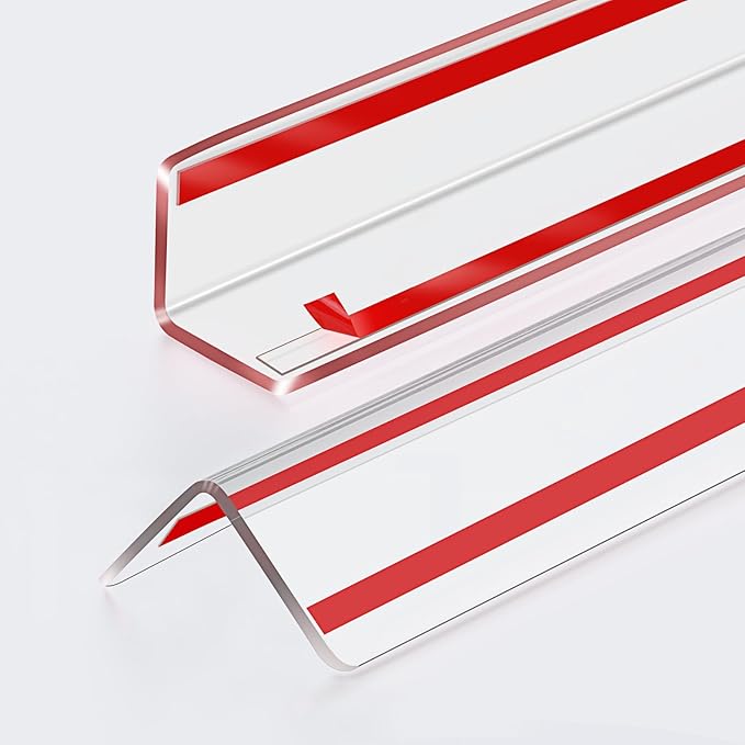 Clear Corner Guards for Walls,2PCS Wall Corner Protector for Prevent Scratched,48"(L) X 1-5/8 Inch(W) Wall Corner Guards with Adhesive Back Glue for Cover Stair Corner. by AGHITG