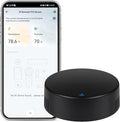 Smart IR Remote Control: Universal WiFi Infrared Remote Control with Temperature Humidity Sensor, App&Voice Control, 3in1 WiFi Thermometer Hygrometer, Compatible with Alexa, Google Assistant by SENCKIT