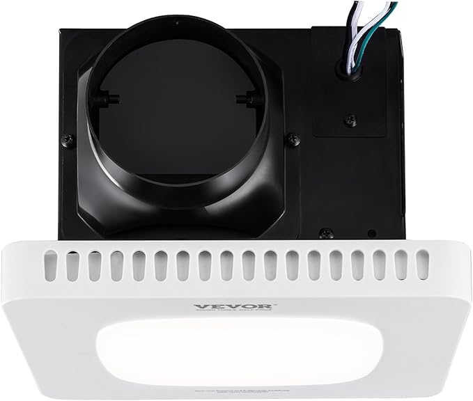 VEVOR Bathroom Exhaust Fan, 80 CFM High-Efficiency Ventilation, 1.5sones Low Noise Operation All-Copper Motor, Remote Control, Energy-Saving Bathroom Ceiling Fan, Attic Access Needed - Image 11