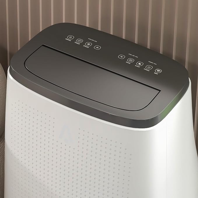 14,000 BTU Portable Air Conditioner (AC) for 750 Sq Ft Rooms – 3-in-1 Cooling, Dehumidifier & Fan w/Self-Evaporative Tech (No Drain). Sleep Mode + Auto-Swing. Includes Remote & Window Kit. Easy Insta - Image 5