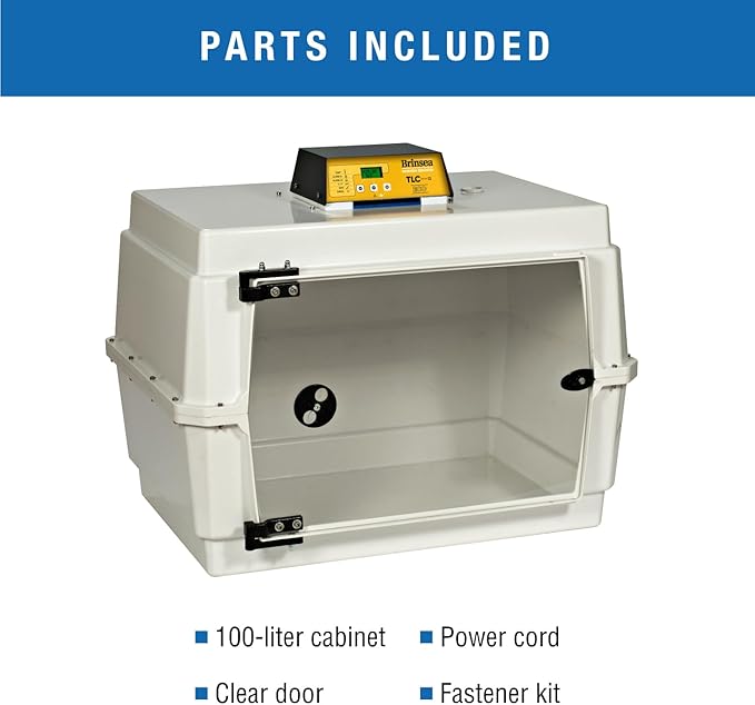 Brinsea TLC-50 Eco Series II Large Bird Brooder, Pet Recovery Incubator with Air Filtration & Digital Temperature Display for Birds, Puppies, Kittens, and Other Orphaned & Injured Small Animals - Image 7
