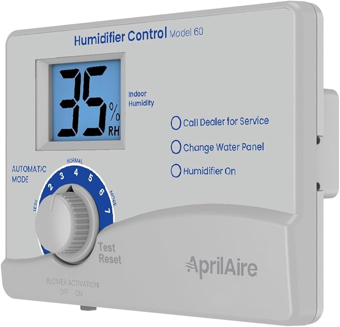 AprilAire 60 Automatic Digital Whole-House Humidifier Control Humidistat with Outdoor Temperature Sensor for AprilAire Whole-House Humidifiers, Low Voltage 24VAC - Image 9