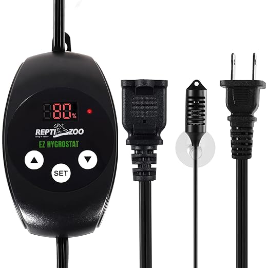 REPTI ZOO Reptile Digital Hygrometer Controller LED Humidistat Reptile Humidity Control for Reptile Terrariums Tank Reptile Humidifier Fogger Mushroom Greenhouse - Image 8