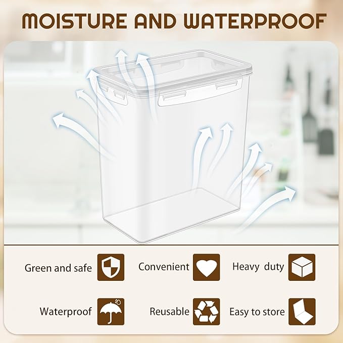 1 Pcs Filament Storage Box for 3D Printer 10 x 9 x 6 Inches Filament Storage Container Bin Dryer Box with Reusable Desiccants Total 10 Ounce - Image 3