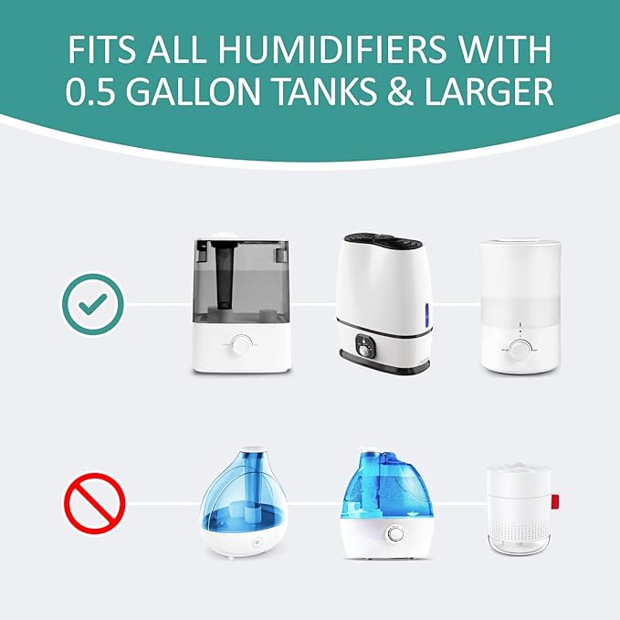 Humidifier Cartridge Cleaner, Universal, Compatible with LEVOIT, Dreo, Vicks and Other, Demineralization Cartridge for Humidifier, Fish Tank & Humidifier Treatment (Pack of 5) - Image 5