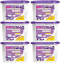 CANAGER Moisture Absorber Box-Odor Eliminator,Absorb Excess Moisture. Suitable for Wardrobe, Bedroom, Kitchen and Bathroom-6 Packs, Effectively Collect Water, Fresh Air,Freesia. Fuchsia by CANAGER