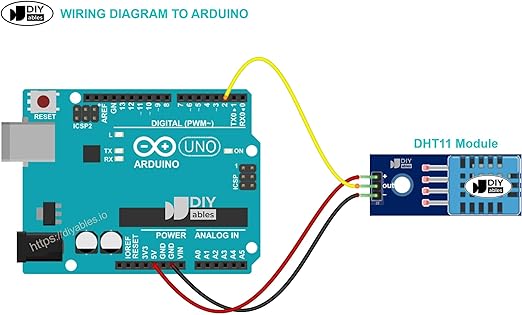 DHT11 Module Temperature and Humidity Sensor for Arduino, ESP32, ESP8266, Raspberry Pi, 5 Pieces - Image 4