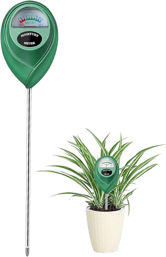 Soil Moisture Meter, Soil Moisture Monitor for House Plants, Soil Hygrometer Moisture Sensor for Indoor & Outdoor, Garden, Farm, Lawn Plant Care, No Battery Needed(Green) by Censinda