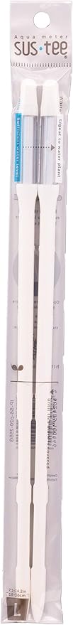 Sustee Aquameter (Large White Refillable - Bundle of 2) - House Plant Soil Moisture Meter, Humidity Sensor Probe, Water Level Indicator - Best for Indoor Potted Plants - Image 2