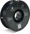 PLA 3D Printer Filament, Dimensional Accuracy +/- 0.02 mm, 1 kg Spool(2.2lbs), 1.75 mm，Black by ABCWavePrint