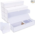 Trading-Card Storage Box, 8-Pack • 1000 Count Corrugated Cardboard Storage Box with dividers & labels for TCG/Magic/Mtg storage and Collection, 14.4 INCH Horizontal by Leyzan
