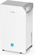 4500 Sq.Ft Energy Star Version 6.0 Dehumidifier,AEOCKY Max 74 Pint/D Smart Compressor Dehumidifier with Drain Hose, Intelligent Humidistat,for Basement,Bedroom,Home,Bathroom by AeockyDirect
