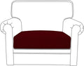 Easy-Going Stretch Cushion Cover Sofa Cushion Furniture Protector Sofa Seat Sofa slipcover Sofa Cover Soft Flexibility with Elastic Bottom (Chair Cushion,Wine) by Easy-Going