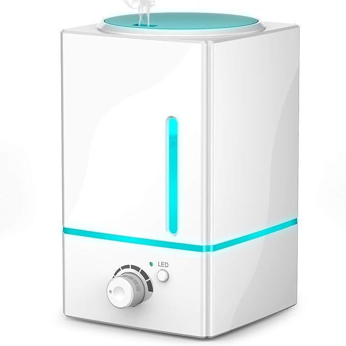 Exqline 1500ml Large Aroma Essential Oil Diffuser - Aromatherapy Humidifier for Large Room (White) by Exqline