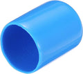 uxcell 20pcs Rubber End Caps 19mm(3/4") ID Vinyl PVC Round Tube Bolt Cap Cover Screw Thread Protectors,Light Blue by uxcell