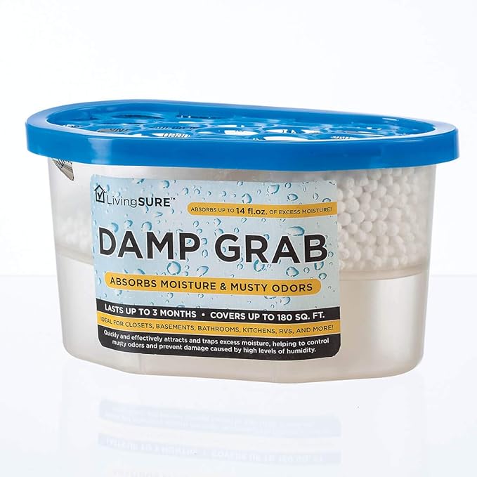 Damp Grab Closet Dehumidifier, Moisture Control, Fragrance Free, White, 14 oz. - Image 3