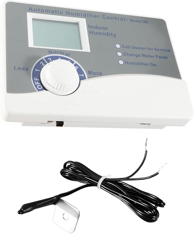 60 Whole House Humidifier Control Humidistat with Outdoor Temperature Sensor Fit for 400 500 600 700 Series Automatic Digital Humidifiers, 24VAC by Unknown