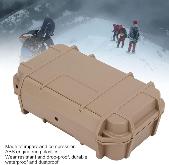 Hapivida Waterproof Dry Box Protective Case, 2Pcs Outdoor Waterproof Shockproof Boxs ABS Plastic Storage Tool Box for Camping, Fishing, Hiking, Water Sports - Image 4