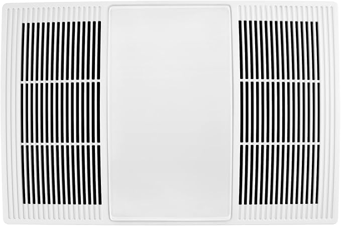 Broan-NuTone Non-Lit PowerHeat Bathroom Exhaust Fan and Heater, 110 CFM, 2.0 Sones, White - Image 2