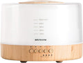 muson Essential Oil Diffuser Sound Machine Combo Diffuser for Aromatherapy Fragrant Oil Cool Mist Humidifier with Natural Sound Music & Warm Night Light, Auto Shutoff, White by muson