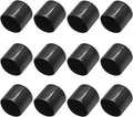 12Pcs Round Chair Leg Caps 1-1/4" (32mm) IDVinyl Flexible Bolt Chair Leg Protectors for Table Chair Leg, Black by Bonsicoky