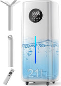 21L/5.5Gal Humidifiers for Bedroom,Humidifier Large Room with 2000ml/h High Output,Top Fill,24H Runtime, Cover up to 3000ft²,Remote Control Whole House Cool Mist Humidifier for Home,Office,Plants by Mount-man