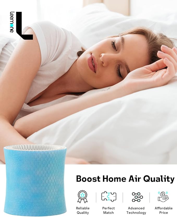 Leemone 3-Pack Bedside Humidifier Filter 2.0 Replacement Compatible with Canopy Bedside & Nursery Humidifiers, Humidifier Wicking Filter Lasts Up to 6 Weeks - Image 8