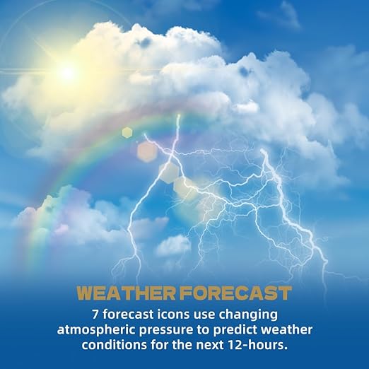 Wireless Weather Stations, with 330ft Range Sensor and Adjustable Backlight Inside Outside Monitor (White) - Image 5