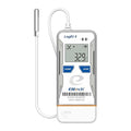 Elitech USB Digital Data Logger Temperature Humidity External Probe Reusable Recorder with Shadow Data 32000 Points, Auto PDF/CSV Report, for Windows/MacOS, Refrigerator Thermometer LogEt5THE, Blue by Elitech