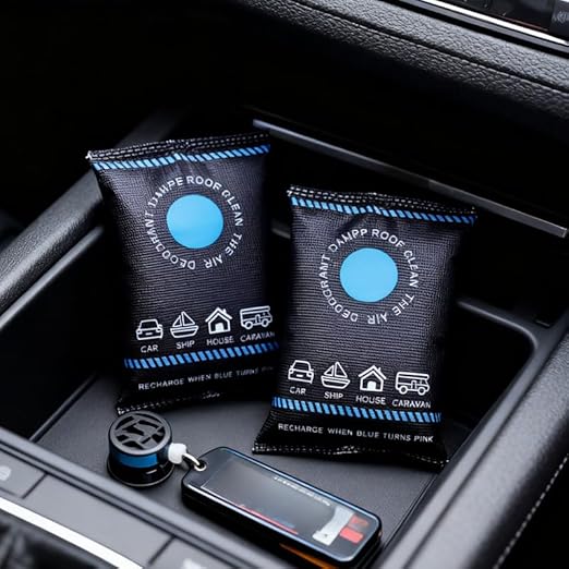 5-Pack Reusable Dehumidifier Bags, 100g Rechargeable Desiccant Packs for Moisture Absorption, Fits Car Truck RV Closet Basement Toolbox - Image 7