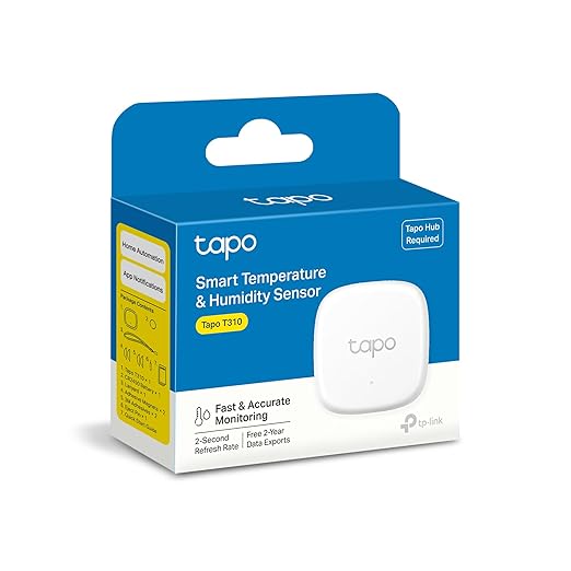 TP-Link Tapo Smart Temperature and Humidity Sensor T310, White, Requires Tapo Hub, High-Accuracy Swiss-Made Sensor, Real-Time Notifications, Free Data Storage, Long-Lasting Performance - Image 11