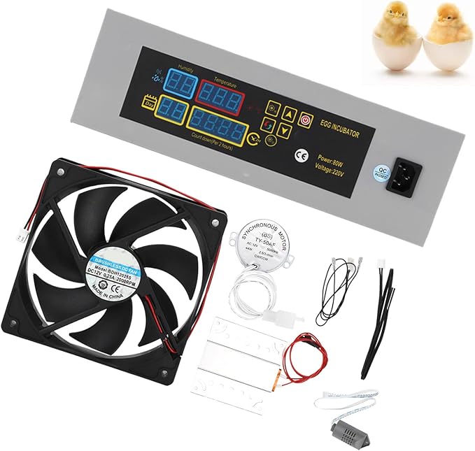 HEEPDD Automatic Hatcher, Poultry Egg Incubator with Temperature Control for Automatic Egg Turner Farming Homesteading Hatcheries Small Flocks Backyard Breeders - Image 8